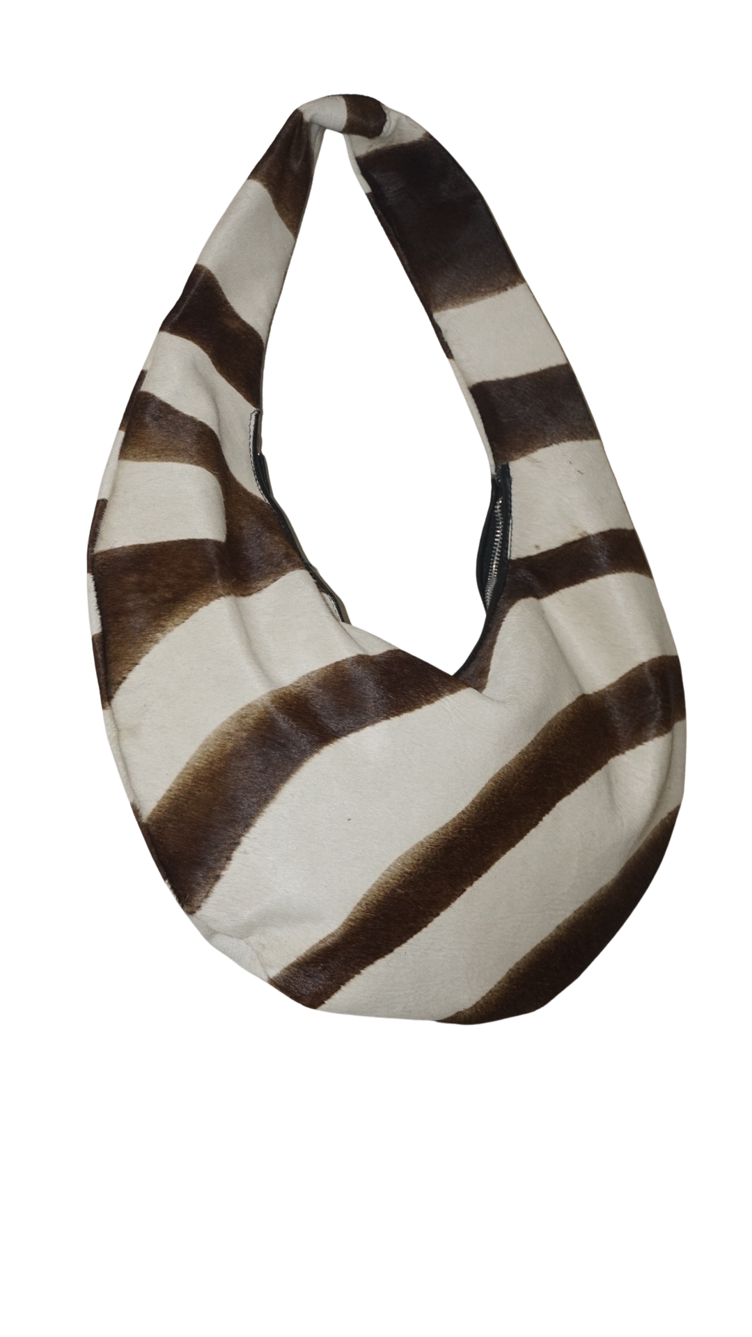 The Gia Cowhide Crescent Bag