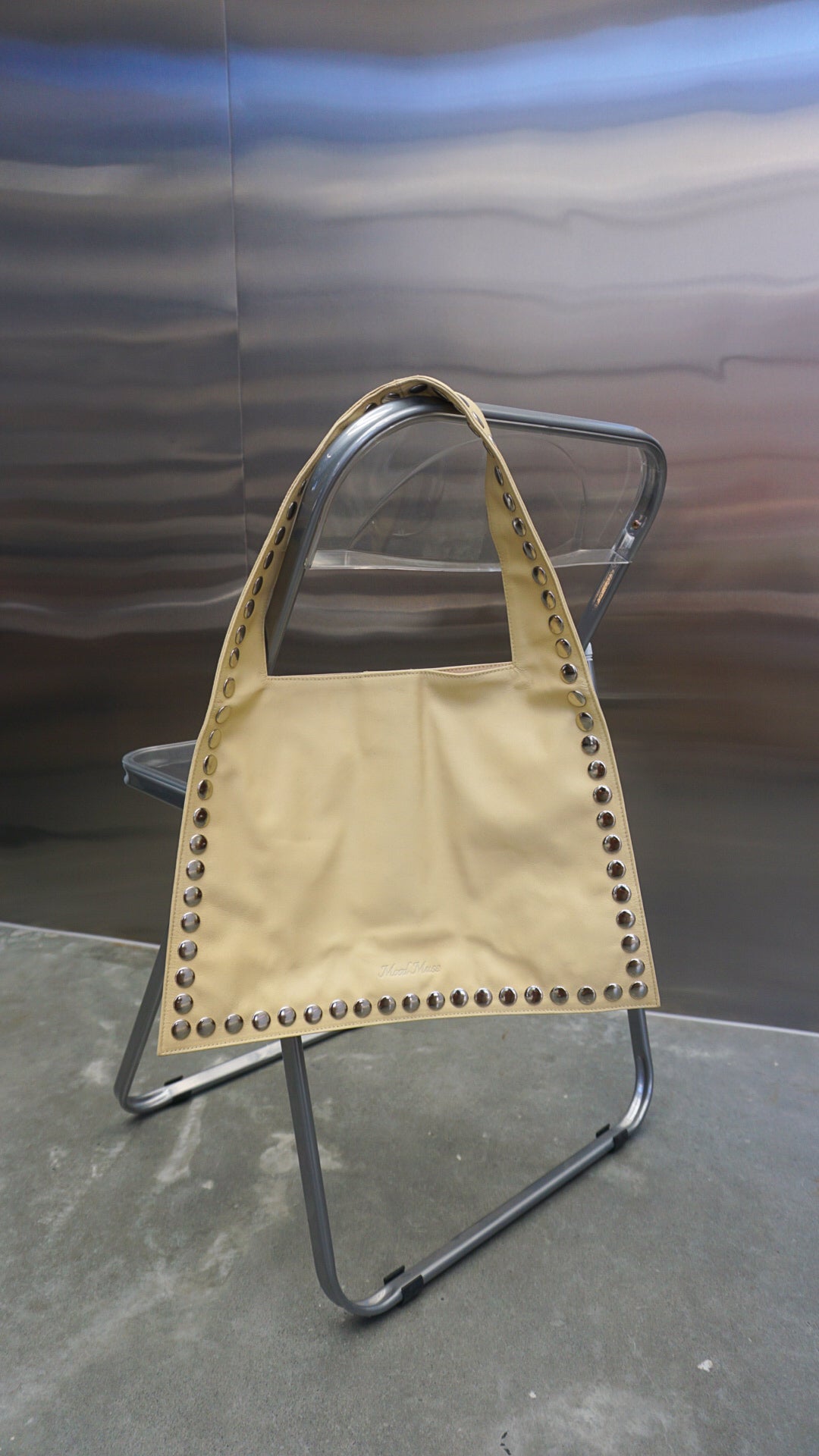 The Bridgette Studded Tote In Butter
