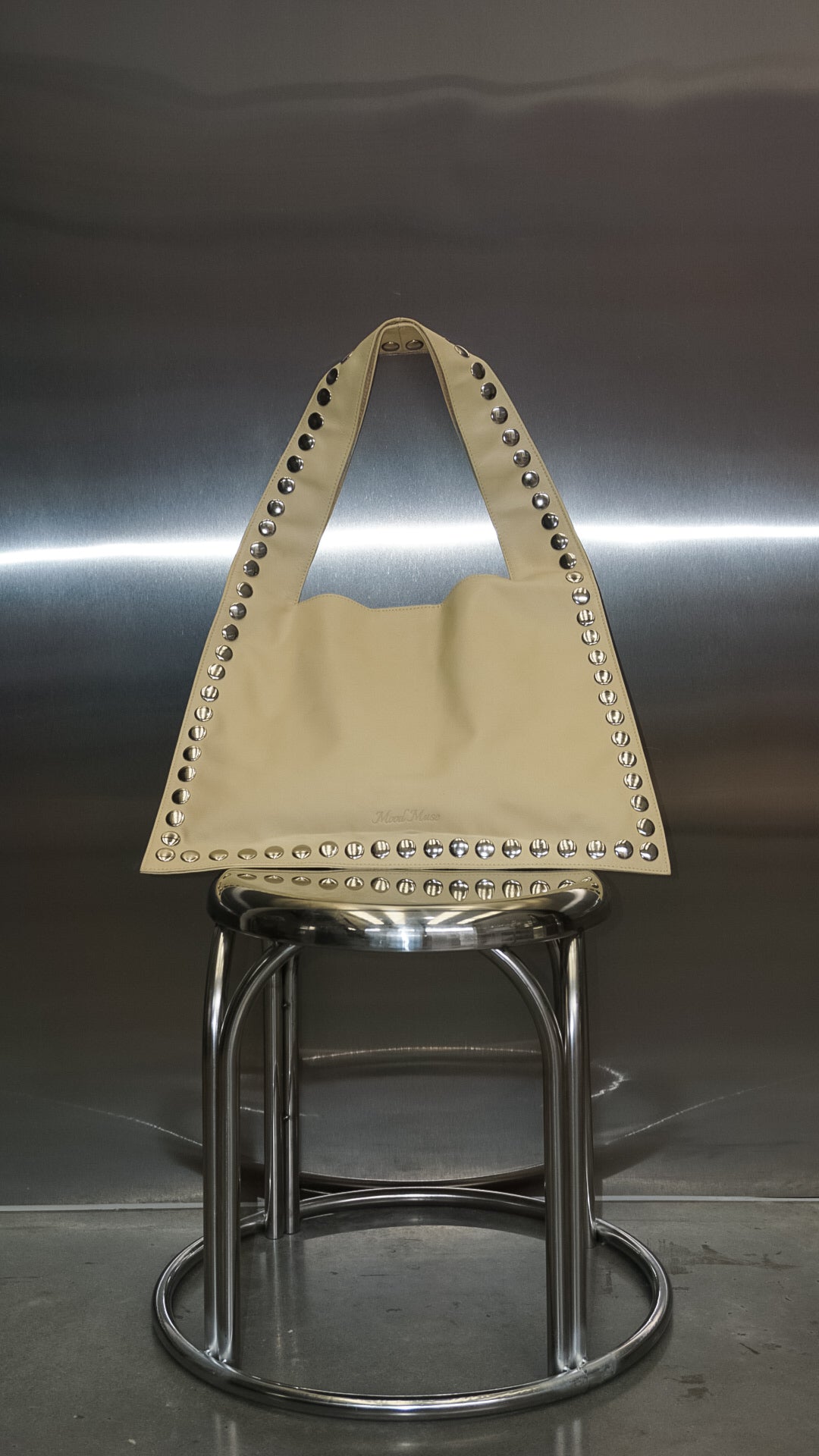 The Bridgette Studded Tote In Butter