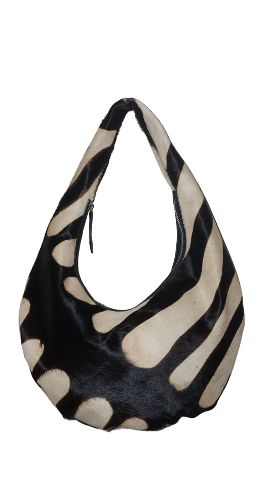The Gia Cowhide Crescent Bag