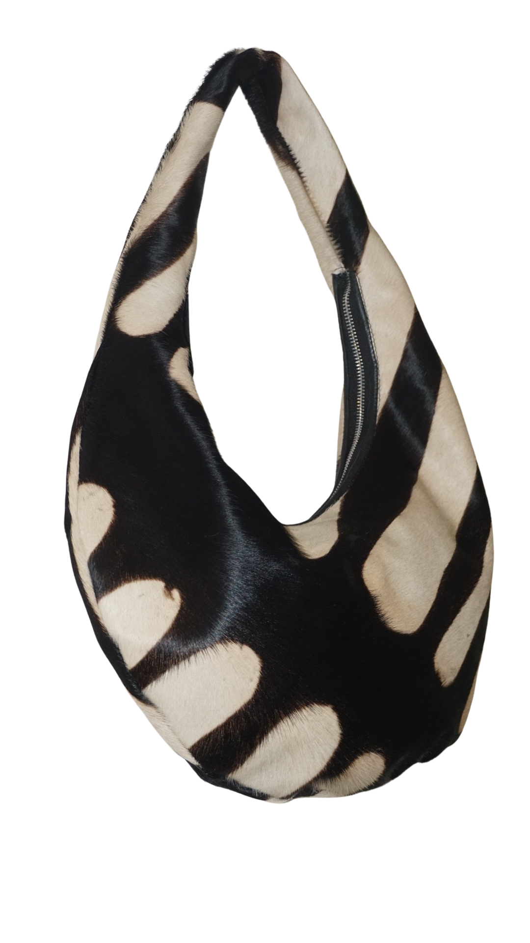The Gia Cowhide Crescent Bag